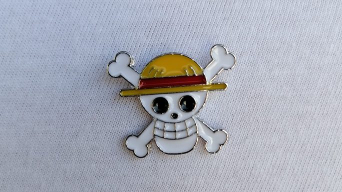 4€ - Pin Calavera de Luffy 